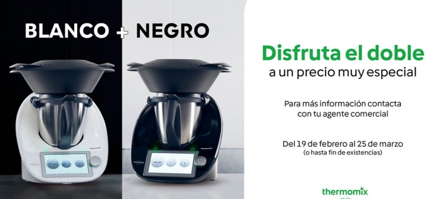 Últimas unidades!!!! Thermomix® TM6 (1.239€) EDICION PANDA, TU DECIDES NEGRO Ó BLANCO