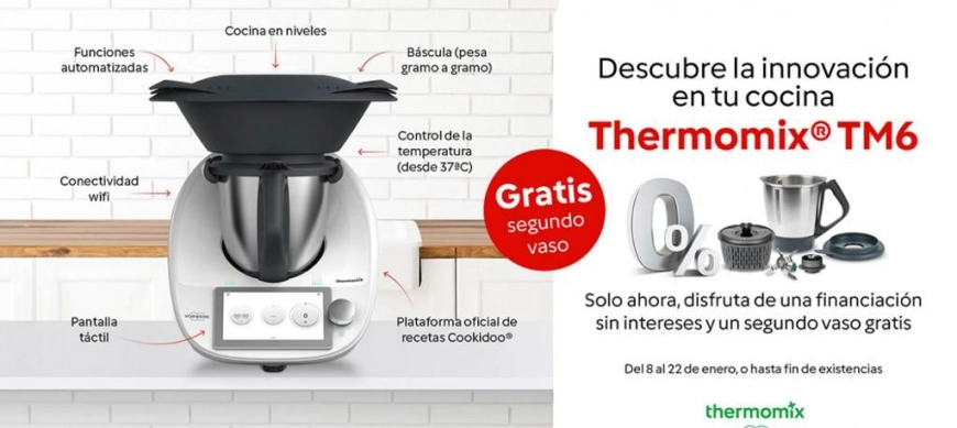 Thermomix® SIN INTERESES CON VASO COMPLETO DE REGALO!!!!!