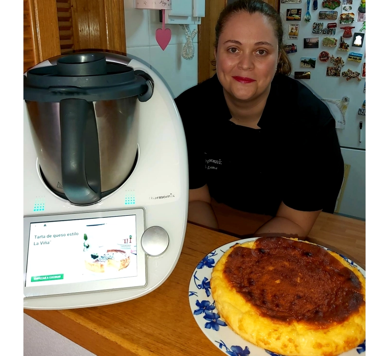 TARTA DE QUESO ESTILO "LA VIÑA" THERMOMIX