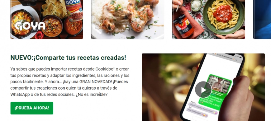 Cómo compartir Recetas Creadas de Cookidoo por whatsapp u otras redes sociales