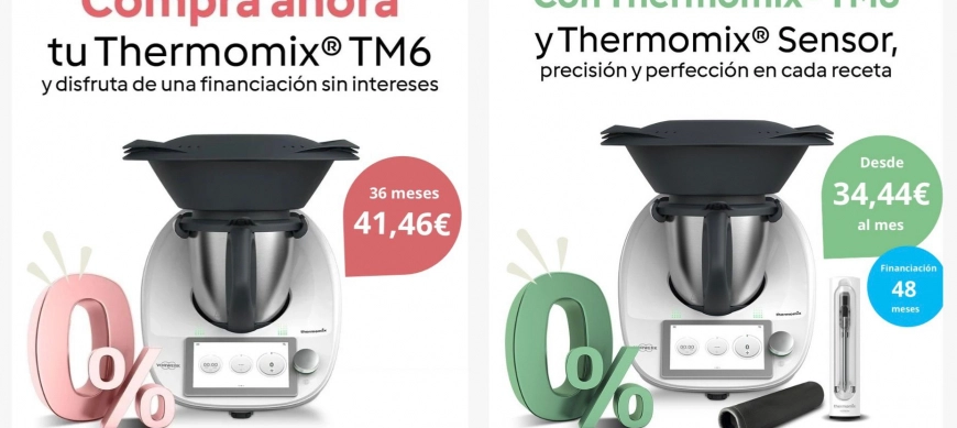 ¡COMPRA TU THERMOMIX AHORA Y FINANCIA CON EL 0% SIN INTERESES!