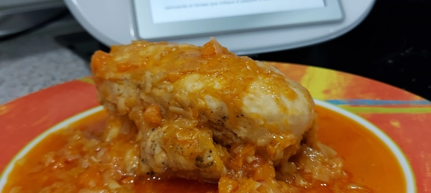 PECHUGAS DE POLLO EN ESCABECHE DE NARANJA Y ROMERO CON THERMOMIX EN MÉNDEZ ÁLVARO