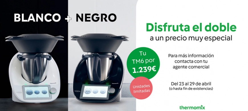 Precio especial thermomix.Elije blanca o negra¡