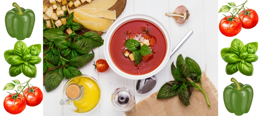 Gazpacho que no repite en Thermomix - Receta