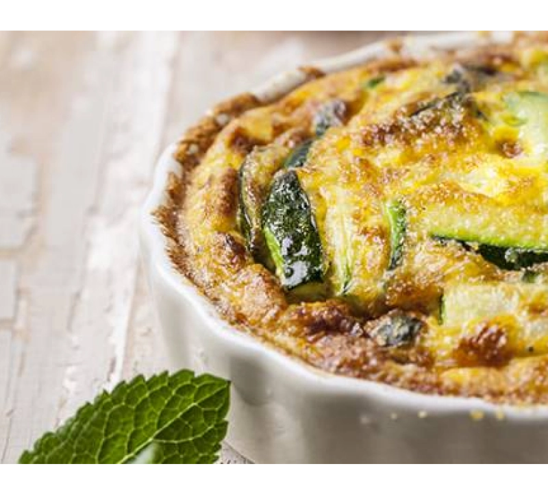 Quiche de verduras de primavera