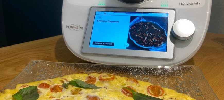 FRITTATA CAPRESE CON THERMOMIX EN MÉNDEZ ÁLVARO