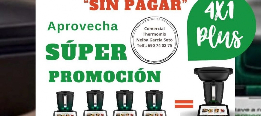Consigue el Thermomix TM7 sin coste con el programa 4x1 Descubre cómo tus recomendaciones pueden convertirse en descuentos