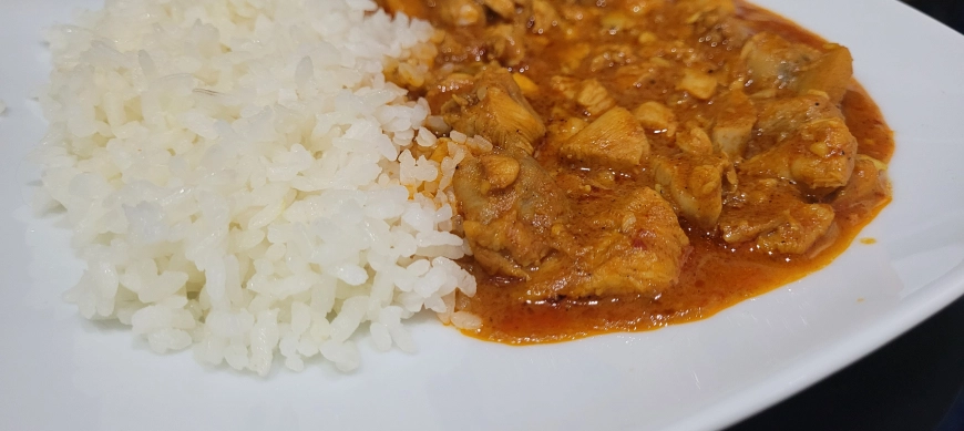 CURRY CREMOSO DE POLLO CON THERMOMIXEN MÉNDEZ ÁLVARO