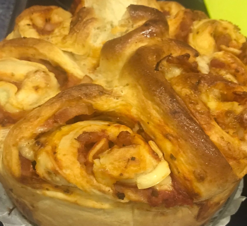 ROLLS DE JAMÓN Y QUESO