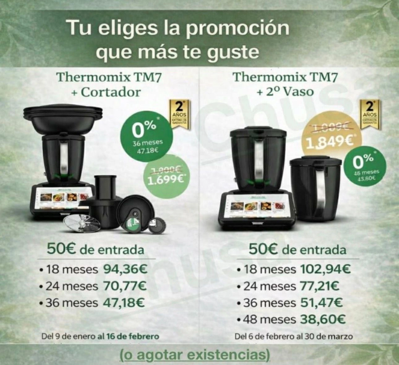 Promociones Thermomix TM7 sin interés
