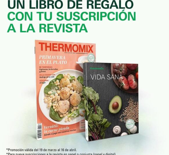 Libro de Regalo Thermomix® con la suscripción a la Revista