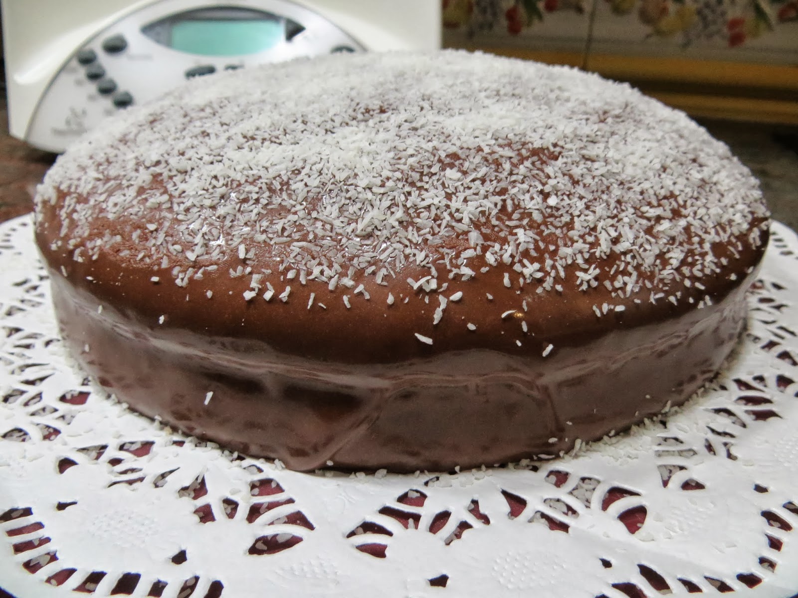 Tarta borracha de chocolate y coco . Postres y dulces Blog de MARIA