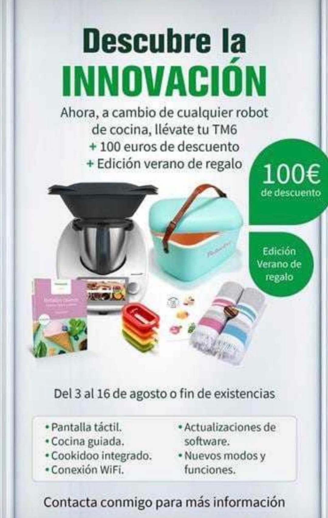 Compra El Nuevo Thermomix Tm6 Edicion Verano Gratis Y 100 De Descuento Noticias Blog Blog De Maria Mar De Castro Lopez De Thermomix Madrid Mendez Alvaro