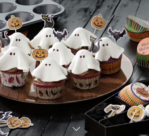 Cupcakes fantasma Halloween