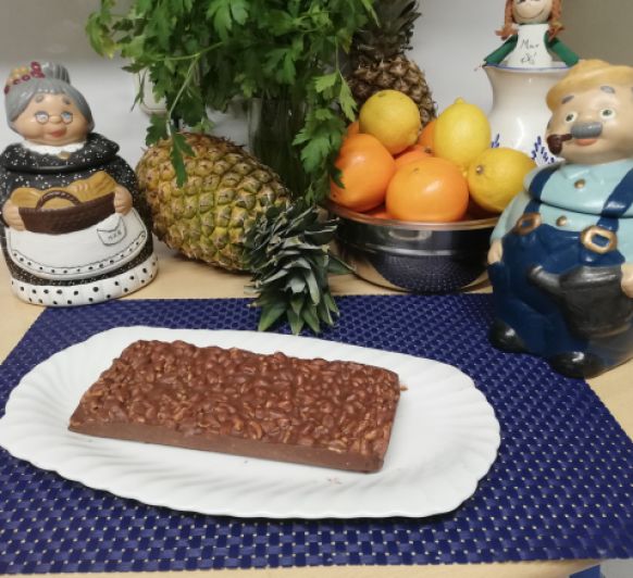 Turrón de chocolate crujiente en Thermomix® ¡(Madrid-Mendez Alvaro)
