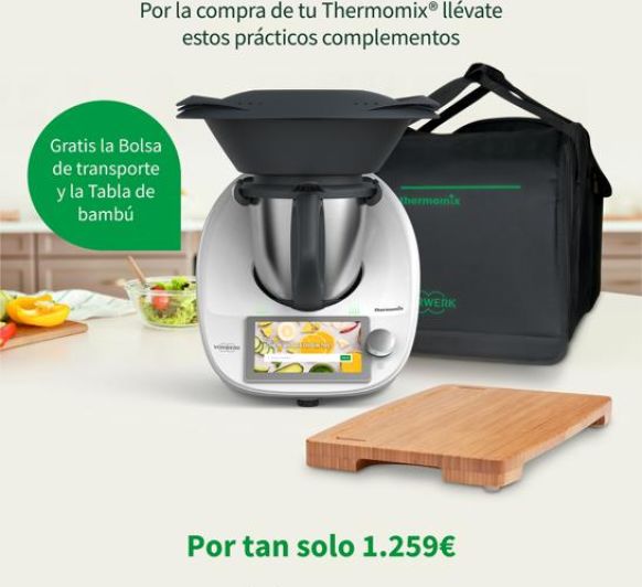 Te regalo una bolsa y una tabla con tu Thermomix®