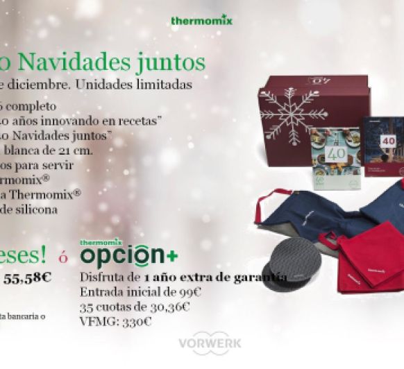 Promoción especial Navidad,sin INTERESES,con Thermomix® .