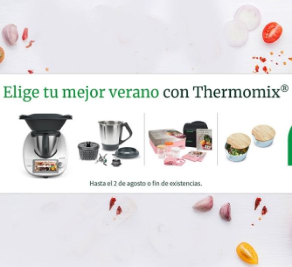 Elige tu mejor verano con Thermomix® Doble vaso por 1 Euro más