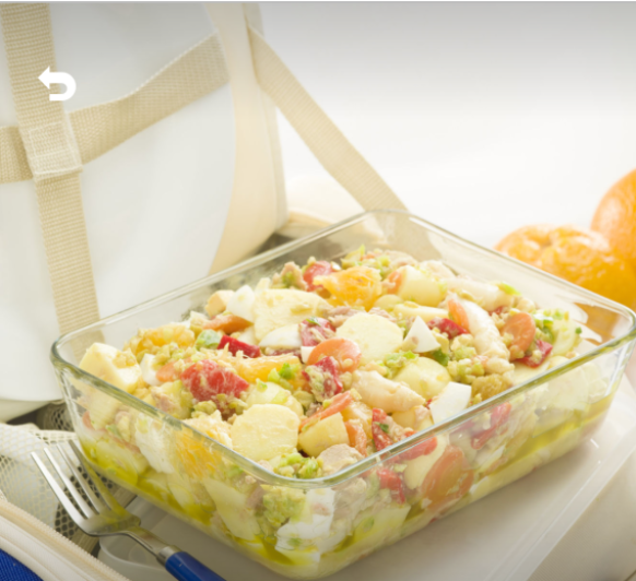ENSALADA CAMPERA CON NARANJA