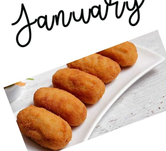 Croquetas rellenas de patata y espinacas