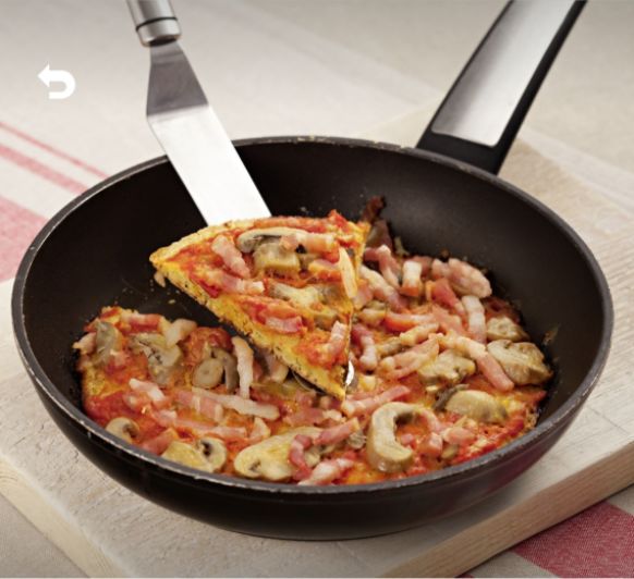 PIZZA EN SARTEN SIN GLUTEN