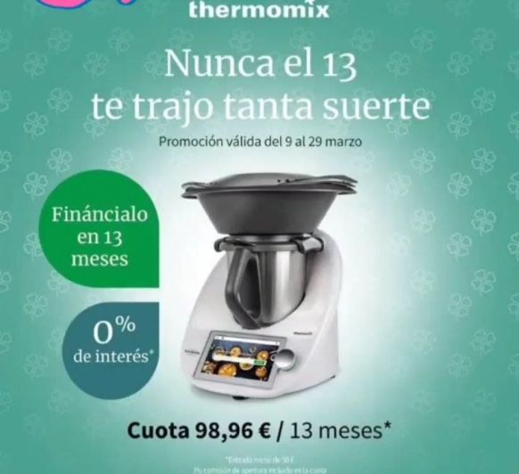 TU Thermomix® SIN INTERESES HASTA EL 29 DE MARZO