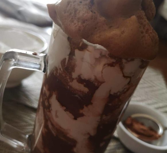 Café dalgoa con chocolate